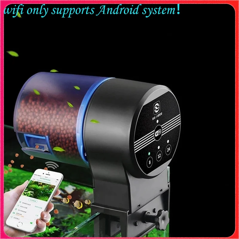 

SUNSUN Automatic Fish Feeder Aquarium Tank WIFI Timer Feeders Moisture-Proof Electric Auto Food Dispenser Mobile App Control