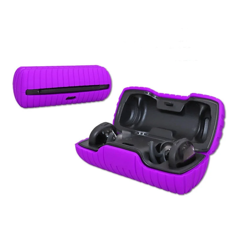 2020 Silicone Wireless Bluetooth Earphones Protective Cover Shell for bose soundsport Anti-fall Earphone Case | Электроника