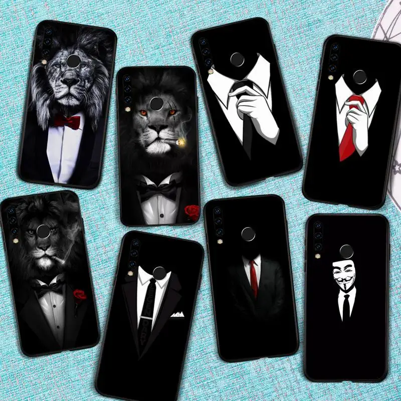 

Man Suit Shirt Tie Phone Case For Huawei Honor view 7a5.45inch 7c5.7inch 8x 8a 8c 9 9x 10 20 10i 20i lite pro