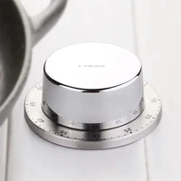 magnetic kitchen timer mechanical alarm clock timer retro stainless steel time cooking food tools home countdown gadget timer