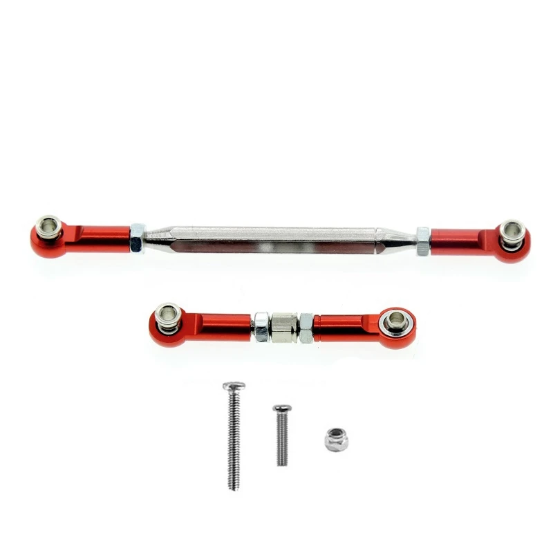 

Metal Upgraded Servo Link Rod Steering Pull Rod with Tie for MN D90 FJ45 MN99S RC Car Parts