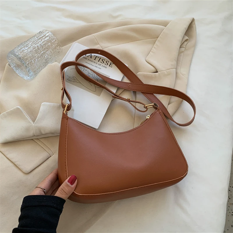 

High-quality Retro Ladies Fashion Solid Color Shoulder Messenger Bag Dating Party Cosmetics Mobile Phone Coin Purse Bucket Bag