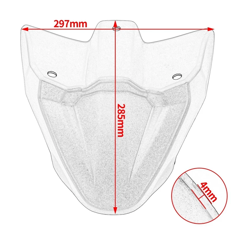 

Carbon Fiber Motorcycle Front Wheel Fender Beak Nose Cone Extension Cover for Yamaha Tracer 700 Tracer 700 GT