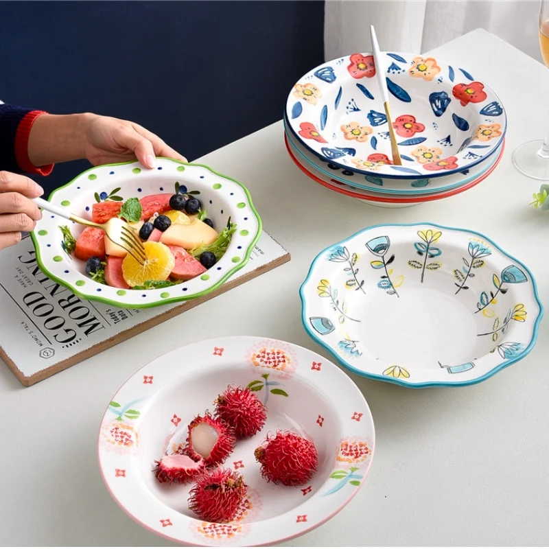 Салатница инкрустация ужин тарелка с изображением героев мультфильмов тарелки