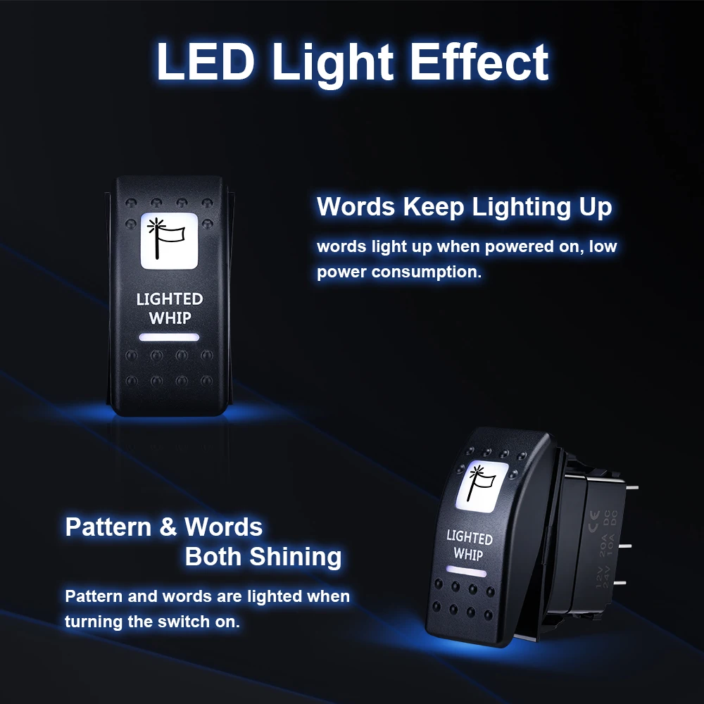 Белая клавишная плетка KEMiMOTO светодиодный лазерный клавишный переключатель с