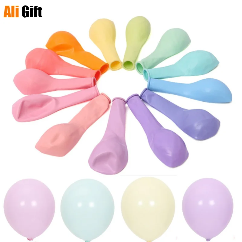 

50pcs 1012 18 36 Inch Macarons White Pink Pastel Candy Latex Balloons for Wedding Decoration Baby Shower Decor Air Helium Globos