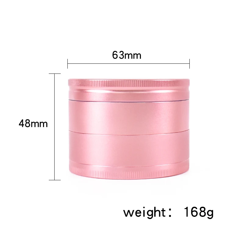 Механическая блокировка 63 мм 4 слойный измельчитель травы аксессуары для сигарет