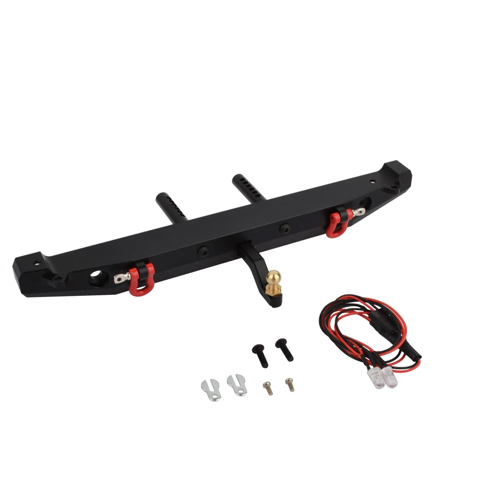 TRX4 Aluminum Alloy Rear Bumper with D-rings for 1/10 RC TRAXXAS TRX-4 Upgrade Parts | Игрушки и хобби