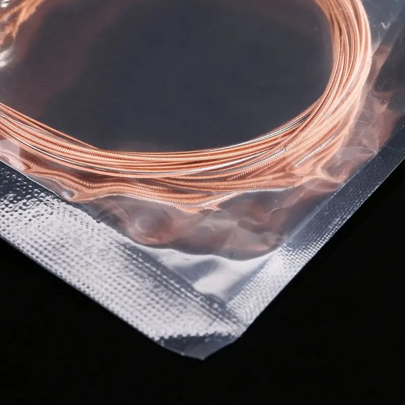 

Guitar String 010-046 Steel Red Copper For Acoustic 6 String K4UC