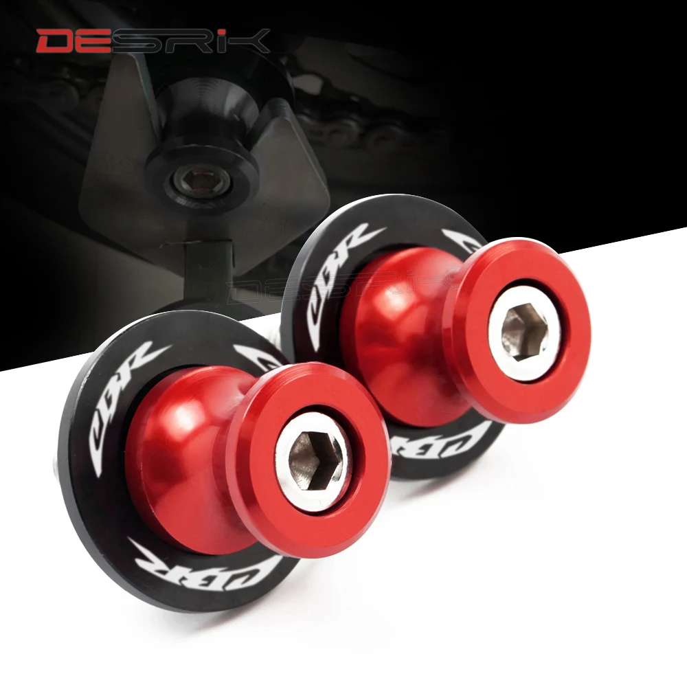 

New 8mm Motorcycle Red CNC Aluminum Swingarm Spools Slider For Honda CBR 600 954 1000 RR CBR 600 F2 F3 F4 F4i CBR650F/CB650F