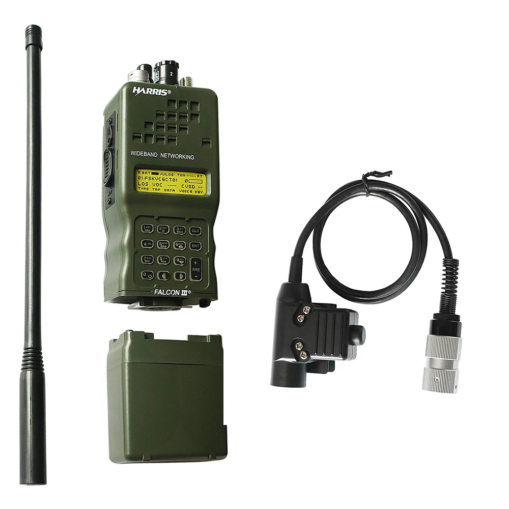 

AN/PRC-152 PRC 152 Harris Dummy Radio Case,Military Talkie-Walkie Model for Baofeng Radio,No Function + U94 PTT 6-pin plug