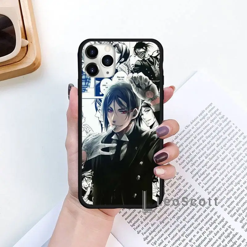 

Black Butler Phone Cases for iPhone 11 12 mini pro XS MAX 8 7 6 6S Plus X 5S SE 2020 XR