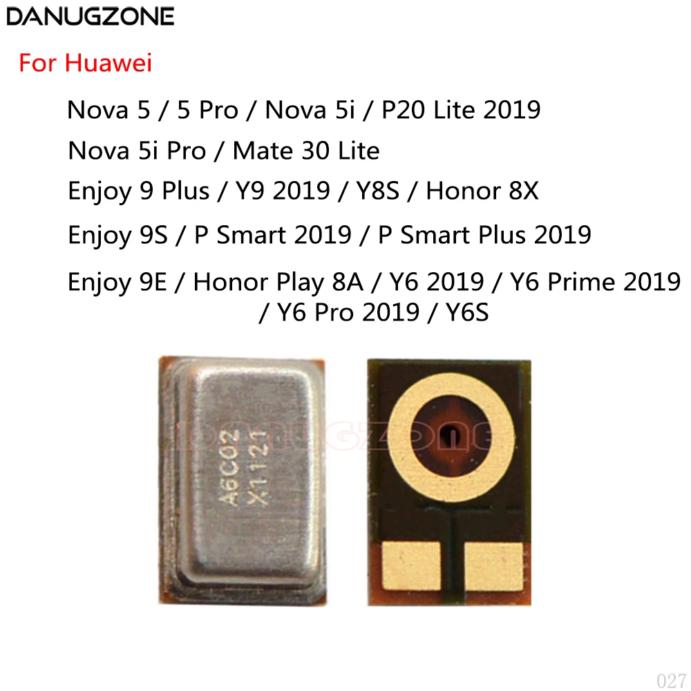 50 шт./лот для Huawei P Smart 2019 / Enjoy 9 Plus 9E 9S Y6 Pro Y9 Y8S Y6S Honor 8X Play 8A микрофон передатчик