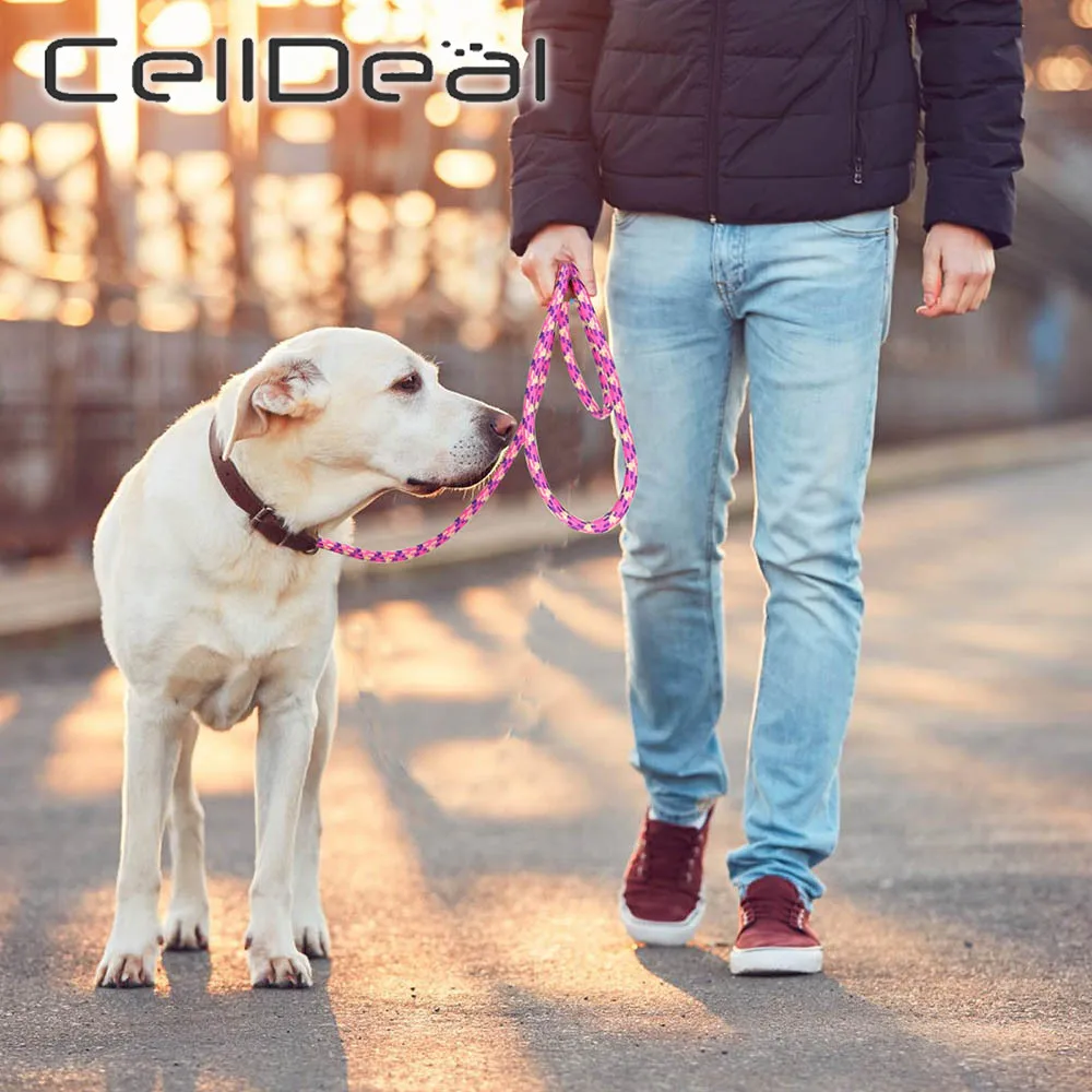 

Nylon Dog Leash Pet Traction Rope Walking Running Training For Small Medium Dogs Non Slip Strap Durable 3 Color Pet Accessories