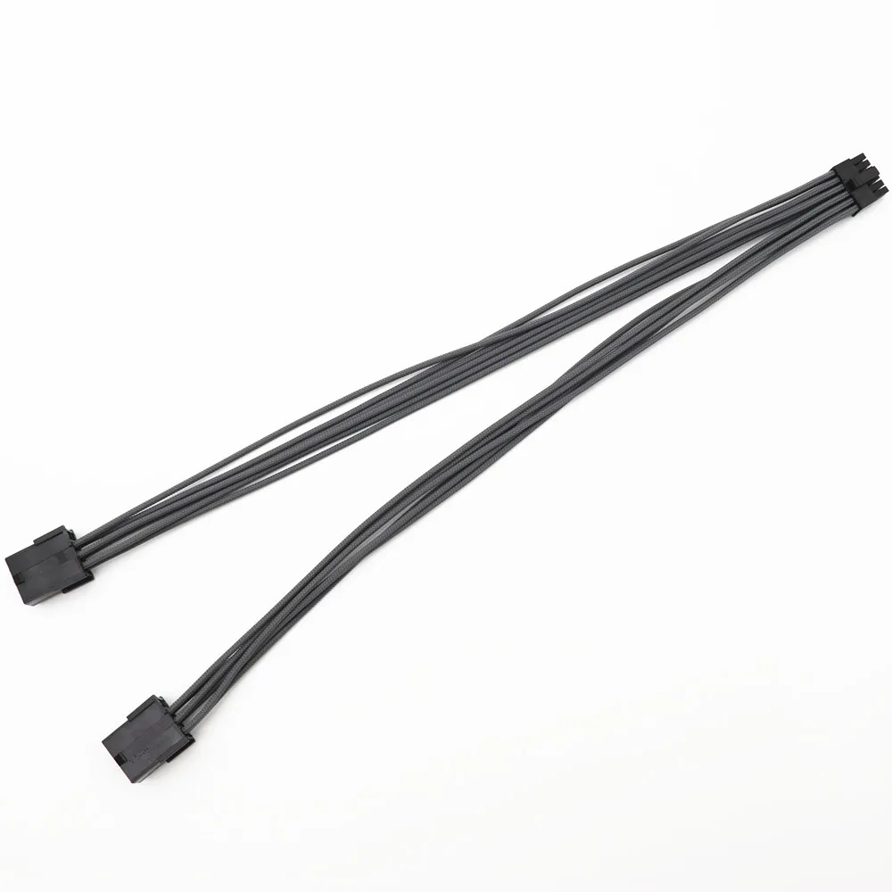 3 0 series 12pin to dual 8pin gpu nvida graphics card extension cable 18awg for pcie sleeved male to female power supply cable free global shipping