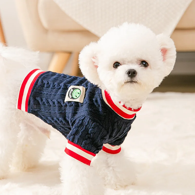 

Dog Vests Puppy Warm Knit Coat Clothes Vest Jacket Apparel Costume For Small Dogs одежда для собак мелких ropa perro
