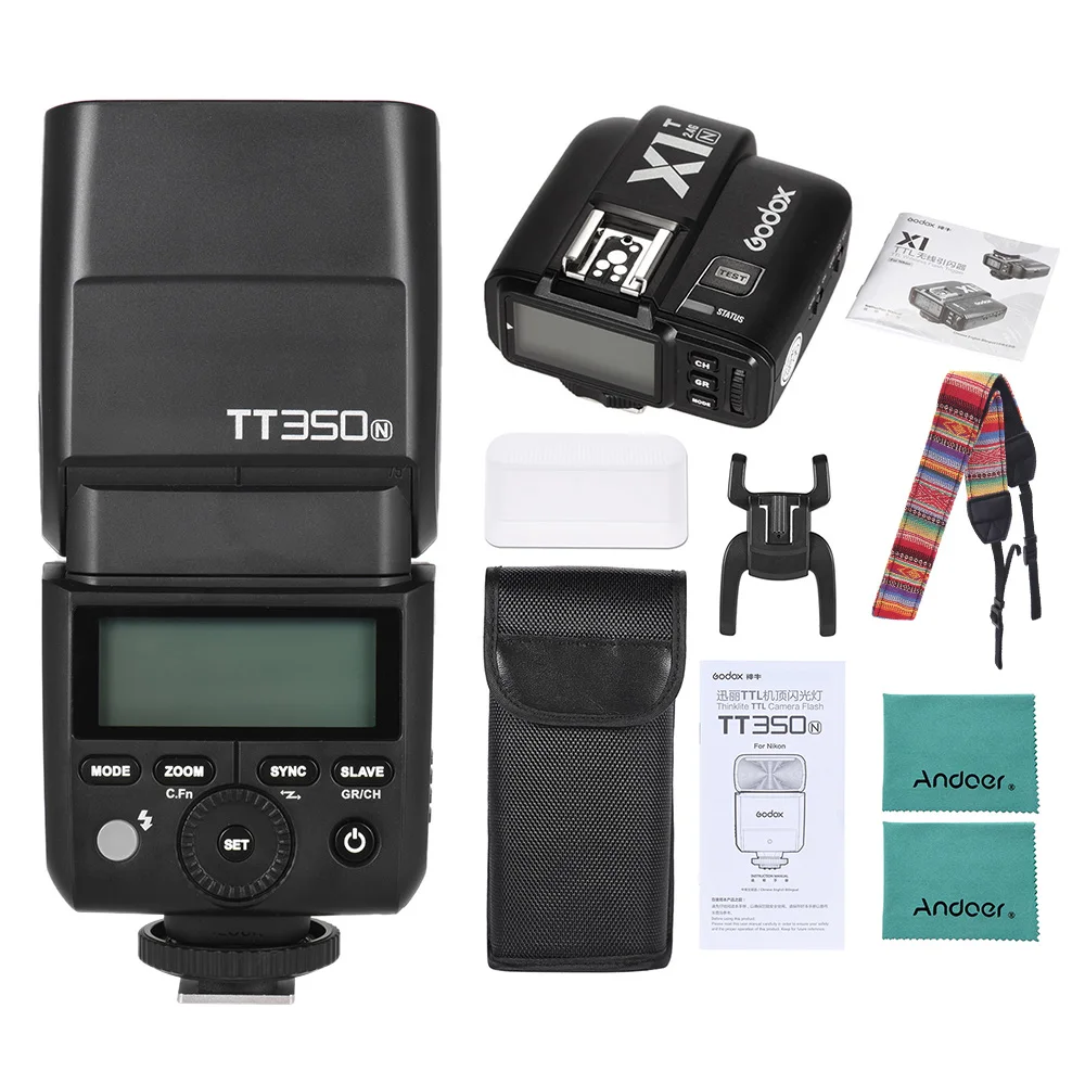 Godox Thinklite TT350N Mini 2 4G Беспроводная TTL вспышка для камеры Speedlite 1/8000s HSS с беспроводной