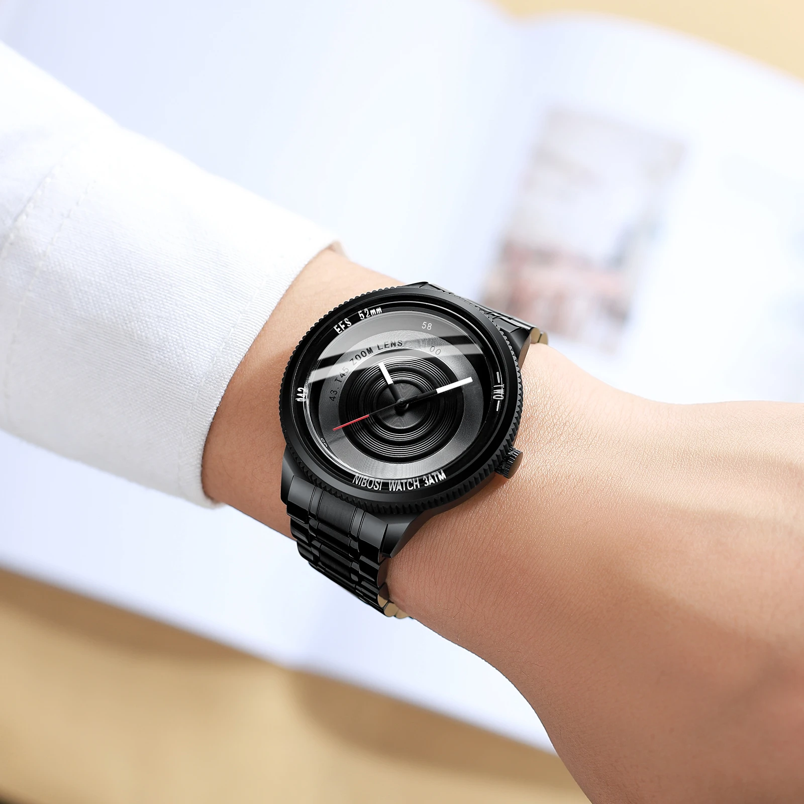 Часы наручные мужские кварцевые винтажные брендовые Роскошные