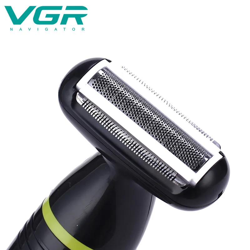 VGR аккумуляторная электробритва для бороды триммер тела Мужская бритвенная