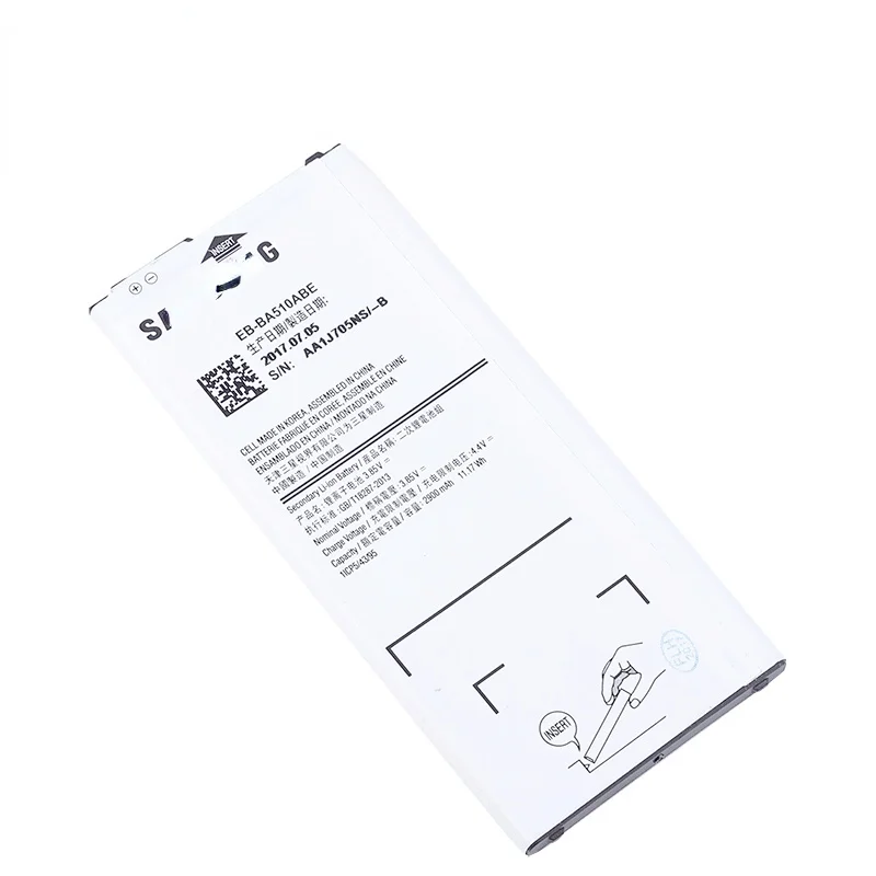 

Original Replacement Battery EB-BA510ABE For Samsung GALAXY A510 2016 A5 2016 Version Authentic Phone Battery 2900mAh