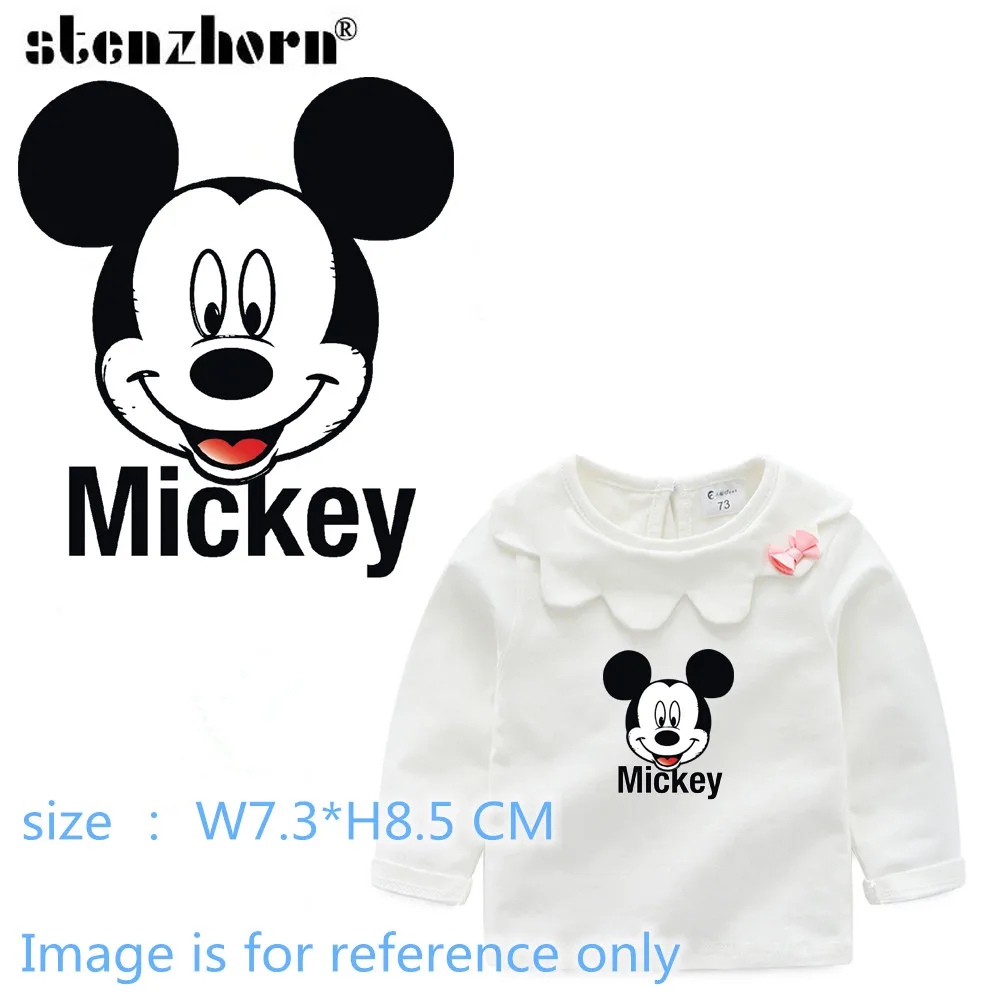 Mickey-S-10 Микки Минни теплопередачи термо клейкие Пластыри для одежды железа на переводах для одежды уровня приложения - Цвет: Mickey-S-10