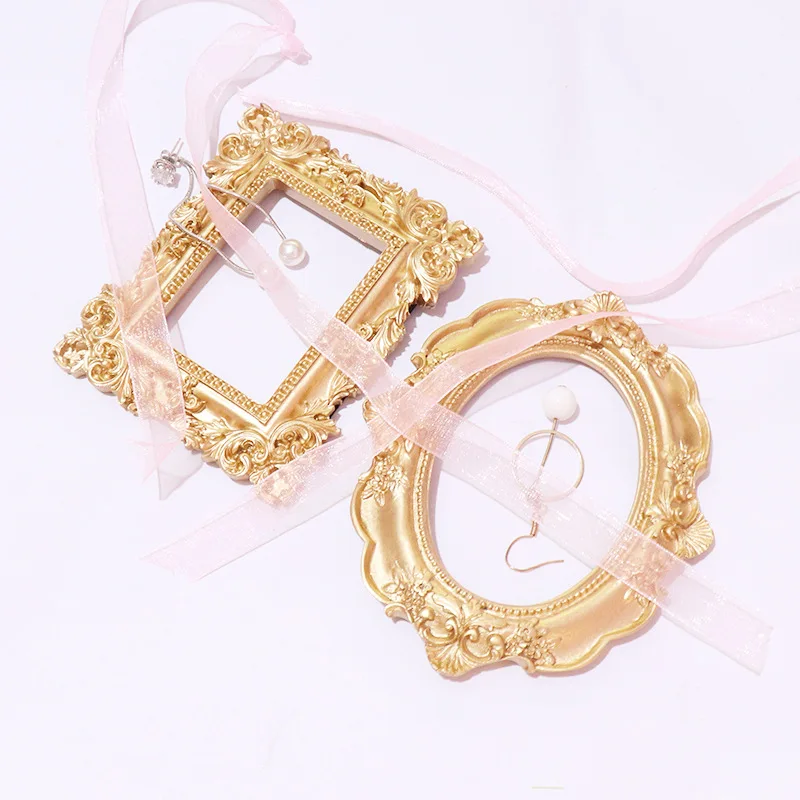 Европейский Викторианский стиль ретро медный цвет Смола фото украшения для