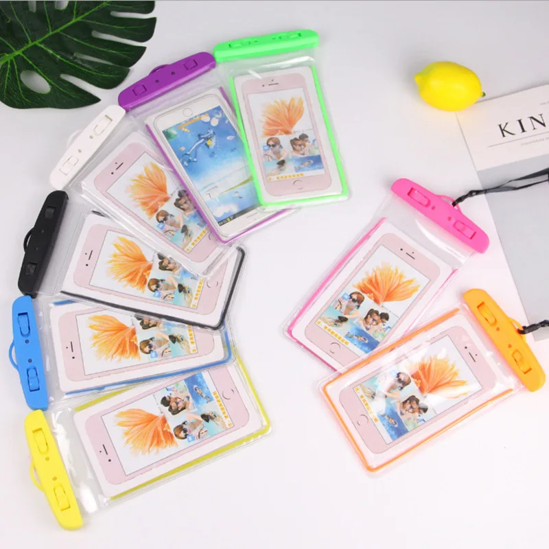 Пляжная сумка для телефона светящийся водонепроницаемый чехол плавания гаджет