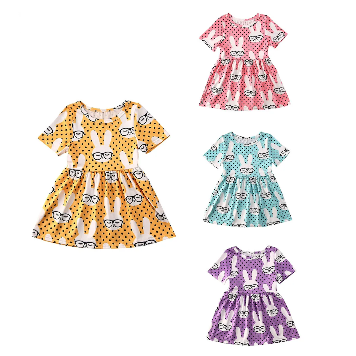 Новинка пасхальные комплекты для маленьких девочек Одежда младенцев и детей