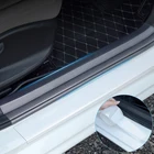 Наклейка на порог двери автомобиля, защитная наклейка на бампер багажника для Toyota Corolla RAV4 Camry Prado Avensis Yaris Hilux Prius Land Cruiser