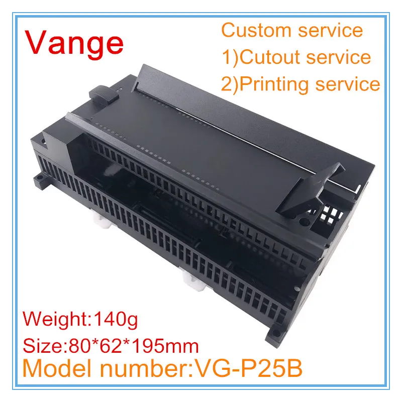 1 шт./лот электрические коробки проекта PLC черный корпус 80*62*195 мм Форма из АБС