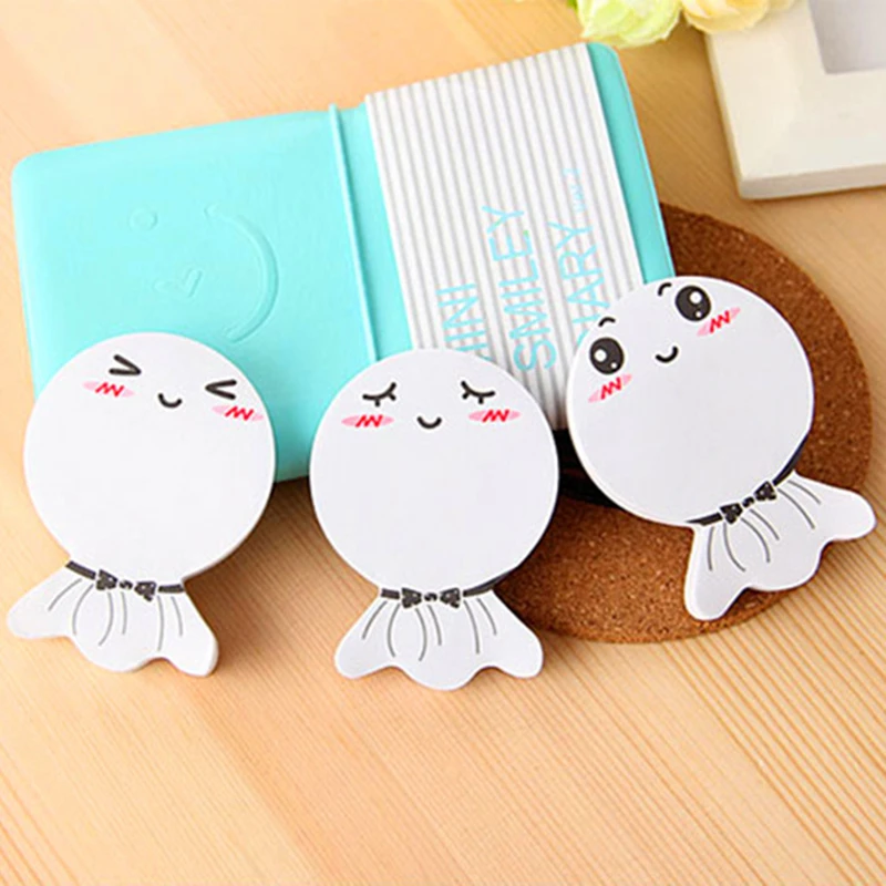 Симпатичная кавайная японская солнечная кукла блокнот для заметок клейкие
