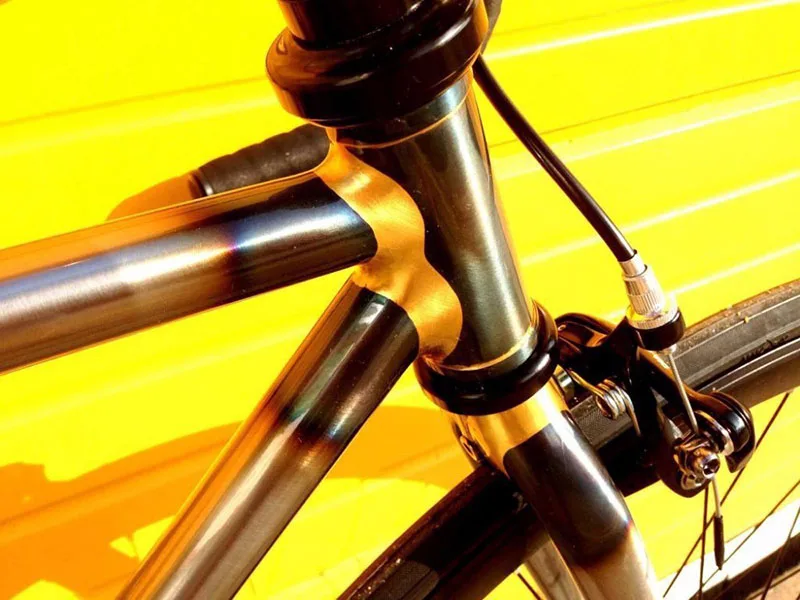 Винтажная рамка для шоссейного велосипеда с медным покрытием 700C фиксированная