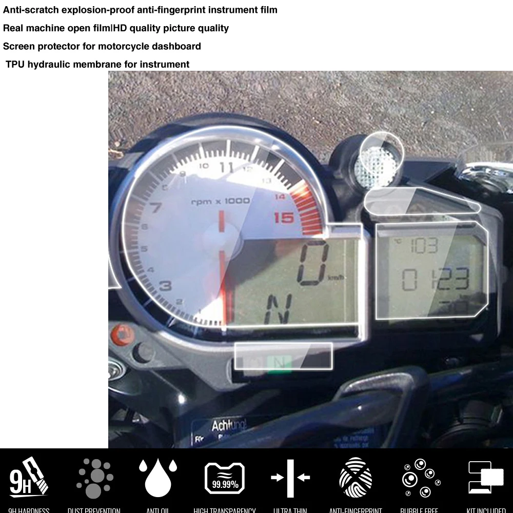 Для BMW S1000R S1000RR S1000XR S 1000 S1000 R RR XR 2015 2016 мотоциклетная кластер Защита от царапин