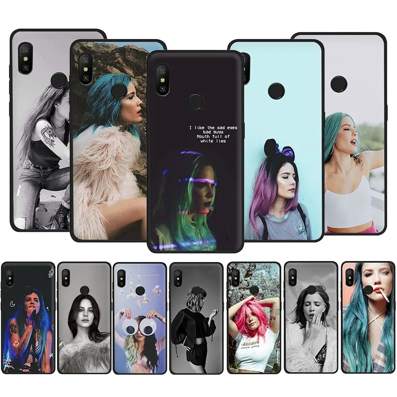 Мягкий чехол для телефона Halsey Bad Girl Redmi K20 5 6 7 A S2 GO Note 8 Pro 4 4X Pro|Бамперы| |