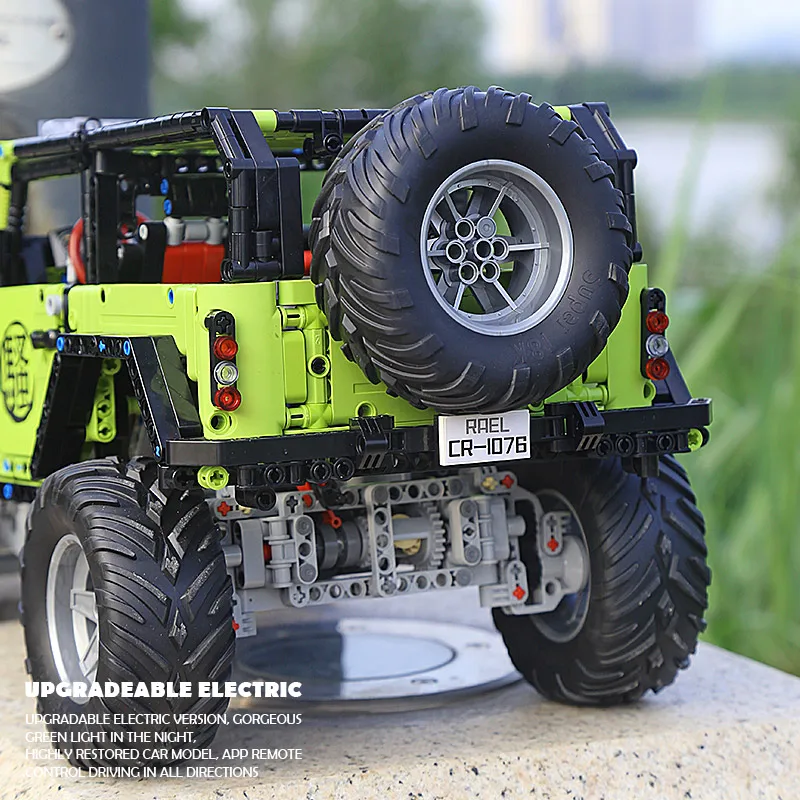 Высокотехнологичная модель автомобиля Yeshin J902 MOC 5140 Jeeped Wranglers Rubicon набор