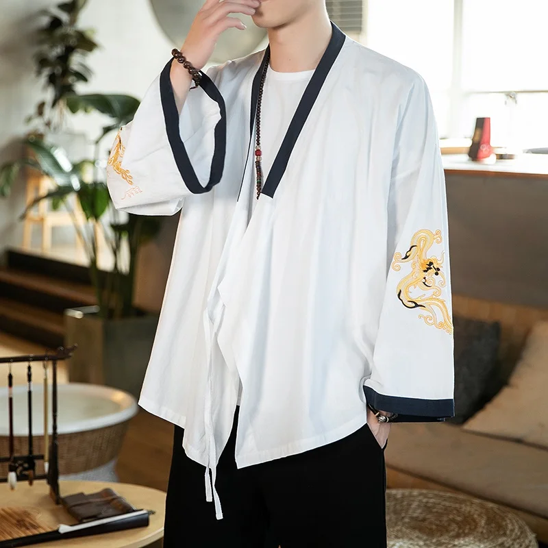 Онлайн Китайский магазин Hanfu Мужская традиционная китайская одежда хлопковая