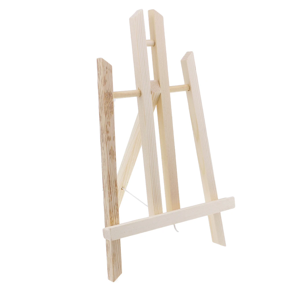 

30cm Mini Wooden Artist Easel Stand Painting Canvas Craft Exhibit Display Sturdy