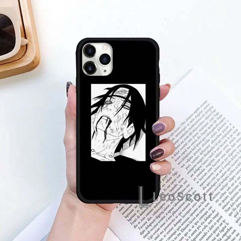 

Anime Naruto Uchiha Itachi Phone Case for iPhone 11 12 mini pro XS MAX 8 7 6 6S Plus X 5S SE 2020 XR