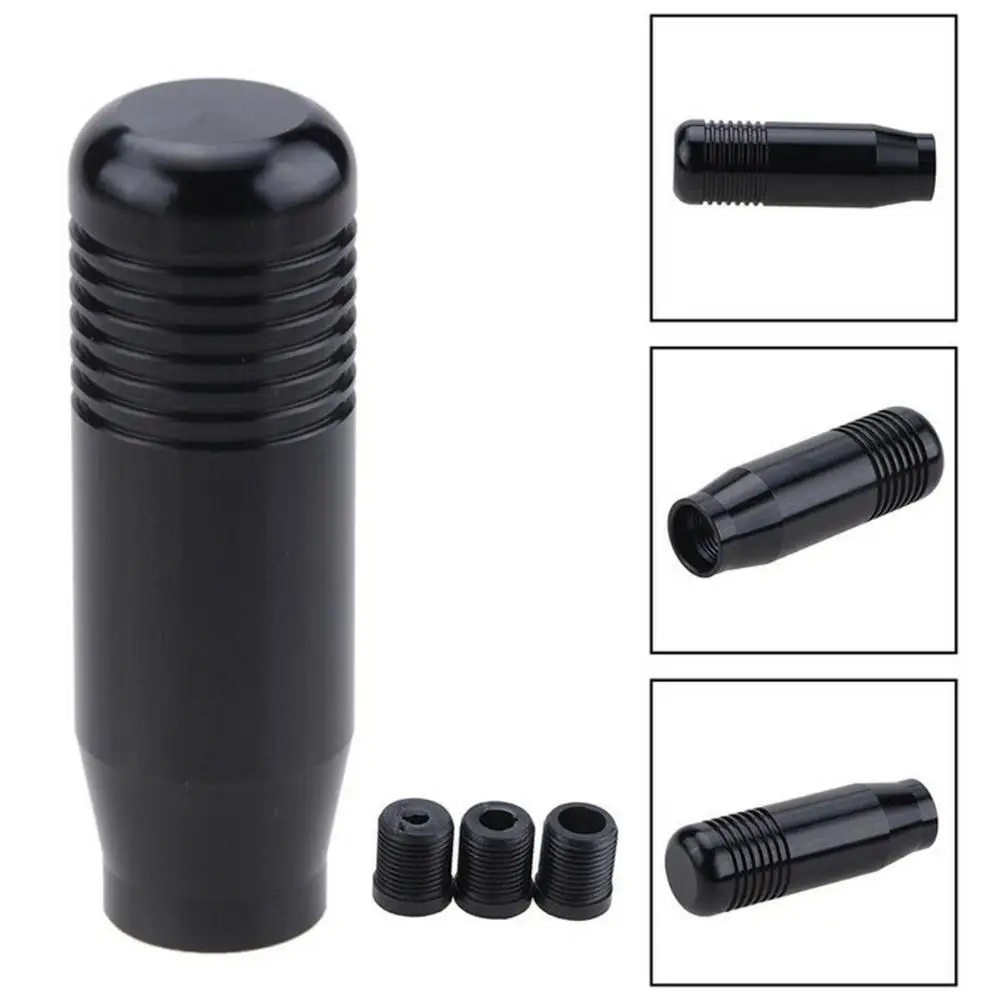 

Universal Non-Slip Automobile Automatic Gear Shift Knob Manual Transmission Aluminum Knurled Shifter Lever Knob 11x5.5x5.3 Cm