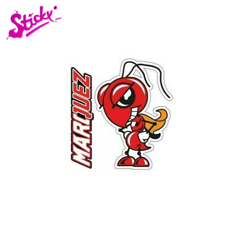 

STICKY Marc Marqu 93 Motorcycle Off-road Badge Brand Car Sticker Decal Decor For Auto Motocross Racing Laptop Helmet Trunk Wall