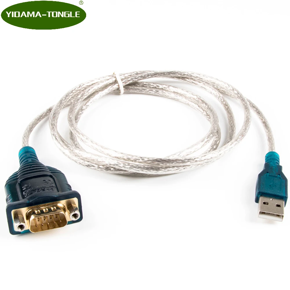 

USB to DB9 RS232 Serial Adapter 9 Pin Male to COM Port FTDI Chip Computer PC Converter Cable Support Win10/8/7/Mac/Vista