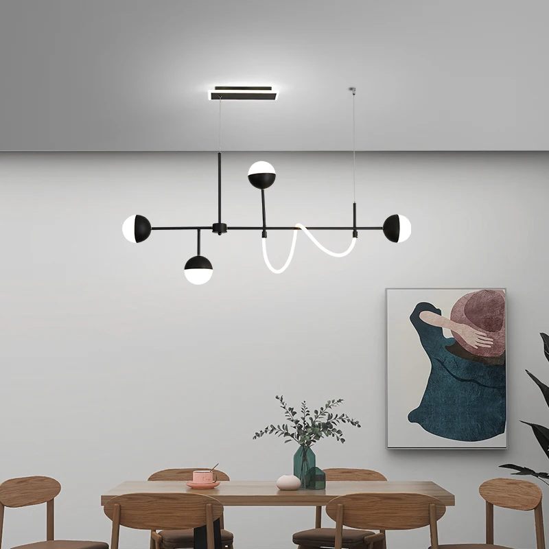 Led Moderne Kronleuchter Für Die Esszimmer Küche Schlafzimmer Glas Ball Hängen Anhänger Lampe Nordic Design Stil Indoor deco Lic