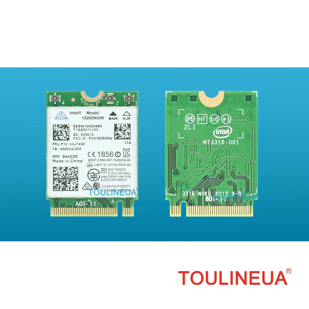 Совершенно новая трехдиапазонная беспроводная сетевая карта intel Wireless-AC 18260 18260NGW