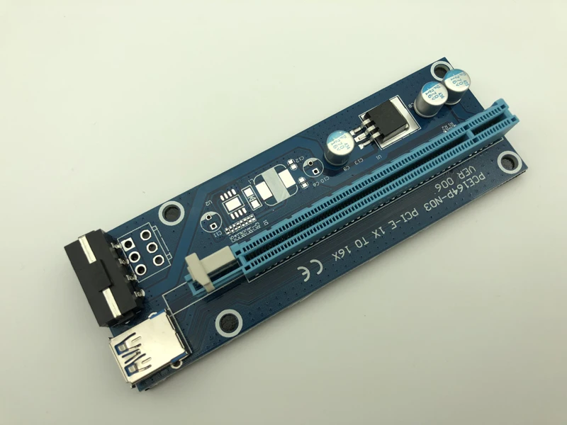 PCIE Riser USB 3.0 PCI E Express Райзер карта 1X 4x 8x 16x Расширитель адаптер SATA 15pin к 4pin кабель