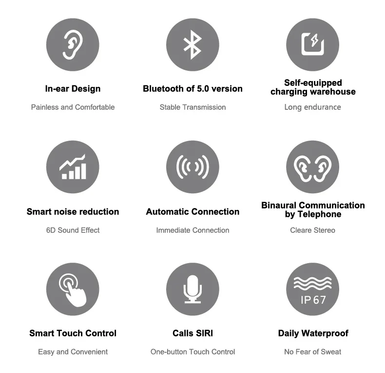 T90 фитнес-браслет Bluetooth 5,0 с беспроводными наушниками IP67 водонепроницаемые спортивные Смарт-часы для телефона Android IOS