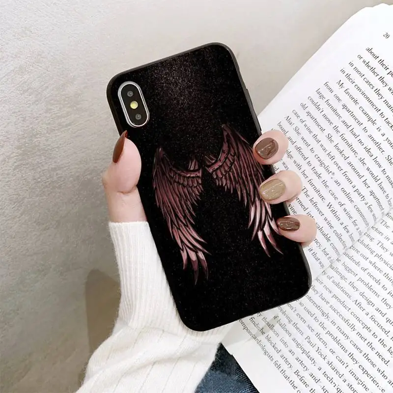 

YNDFCNB Wing Art Phone Case For iPhone 8 7 6 6S Plus 5 5S SE 2020 12pro max XR X XS MAX 11 case