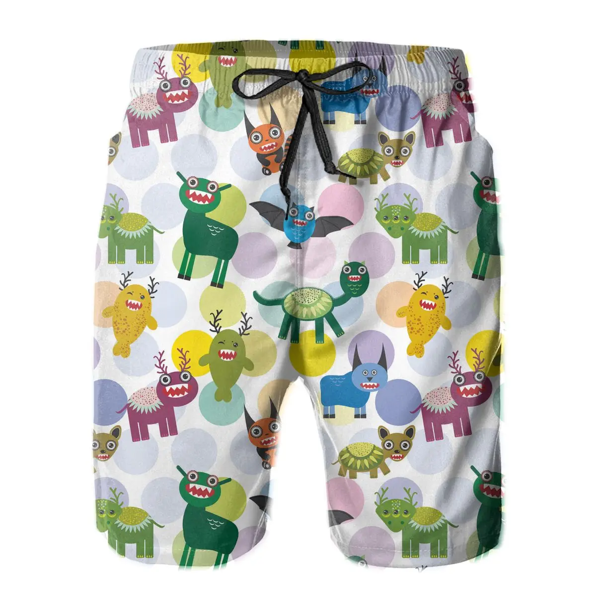 

2021 Men's Stretch Swim Trunks Animal World Zoo Quick Dry Beach Shorts Mesh Lining surf pants slacks mountain sports pants
