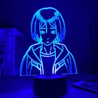 3d lamp anime figure haikyuu kenma kozume volleyball usb light night light for childrenvalentines day gift
