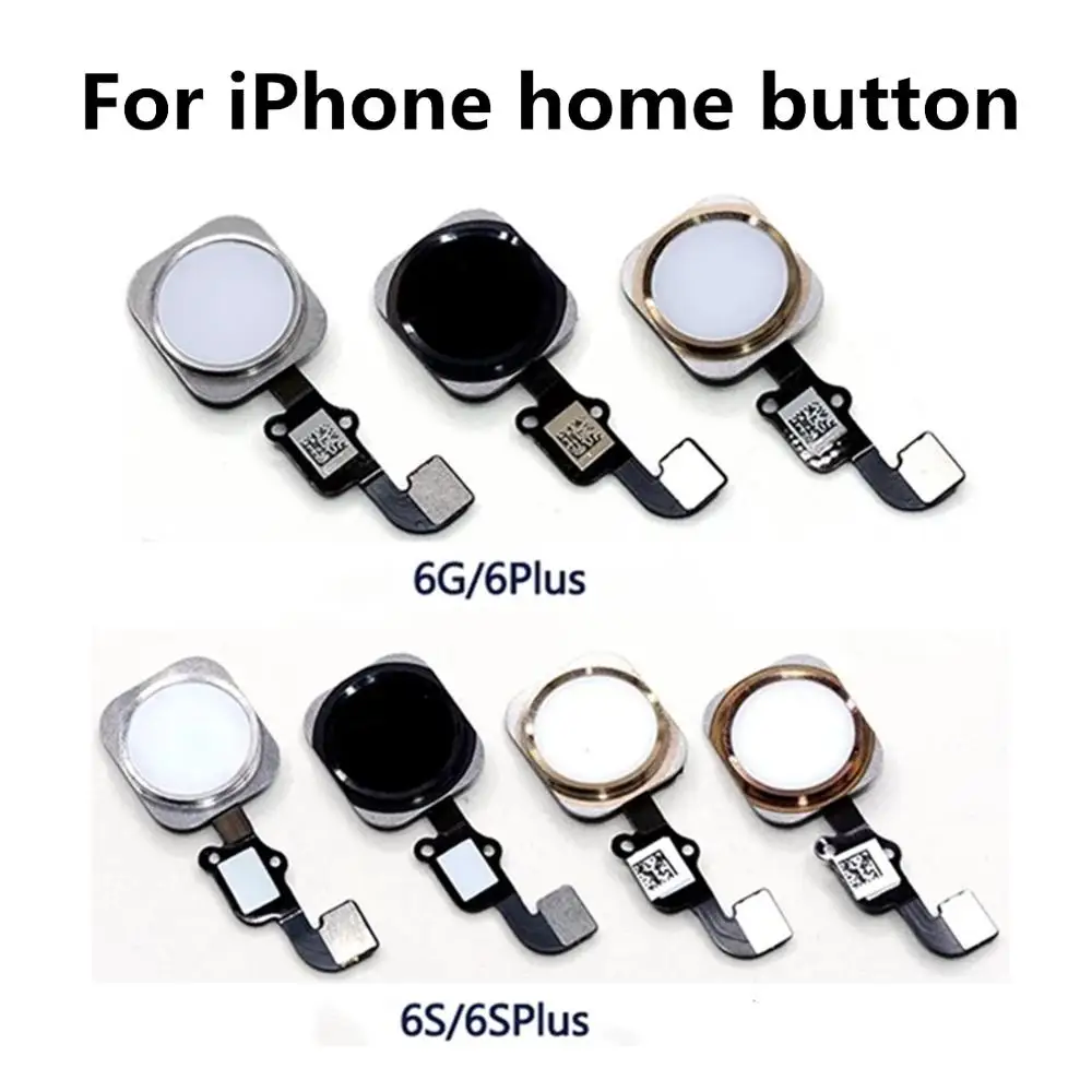 Для iPhone кнопка домой с гибким кабелем для 5 5C 5S 6 6Plus 6s plus 7 7Plus домашняя Flex