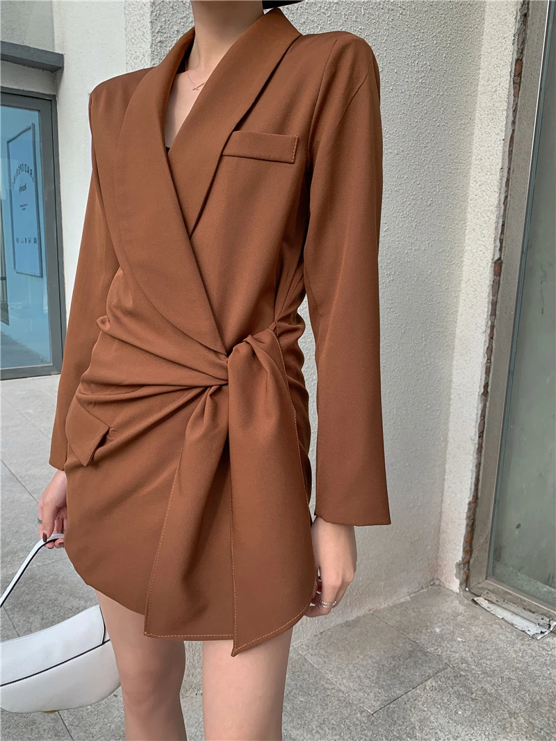 

New 2020 Summer Autumn Women Shorts Suit Sashes Notched Blazer Jacket & Shorts Office Wear Women Suits Female Sets